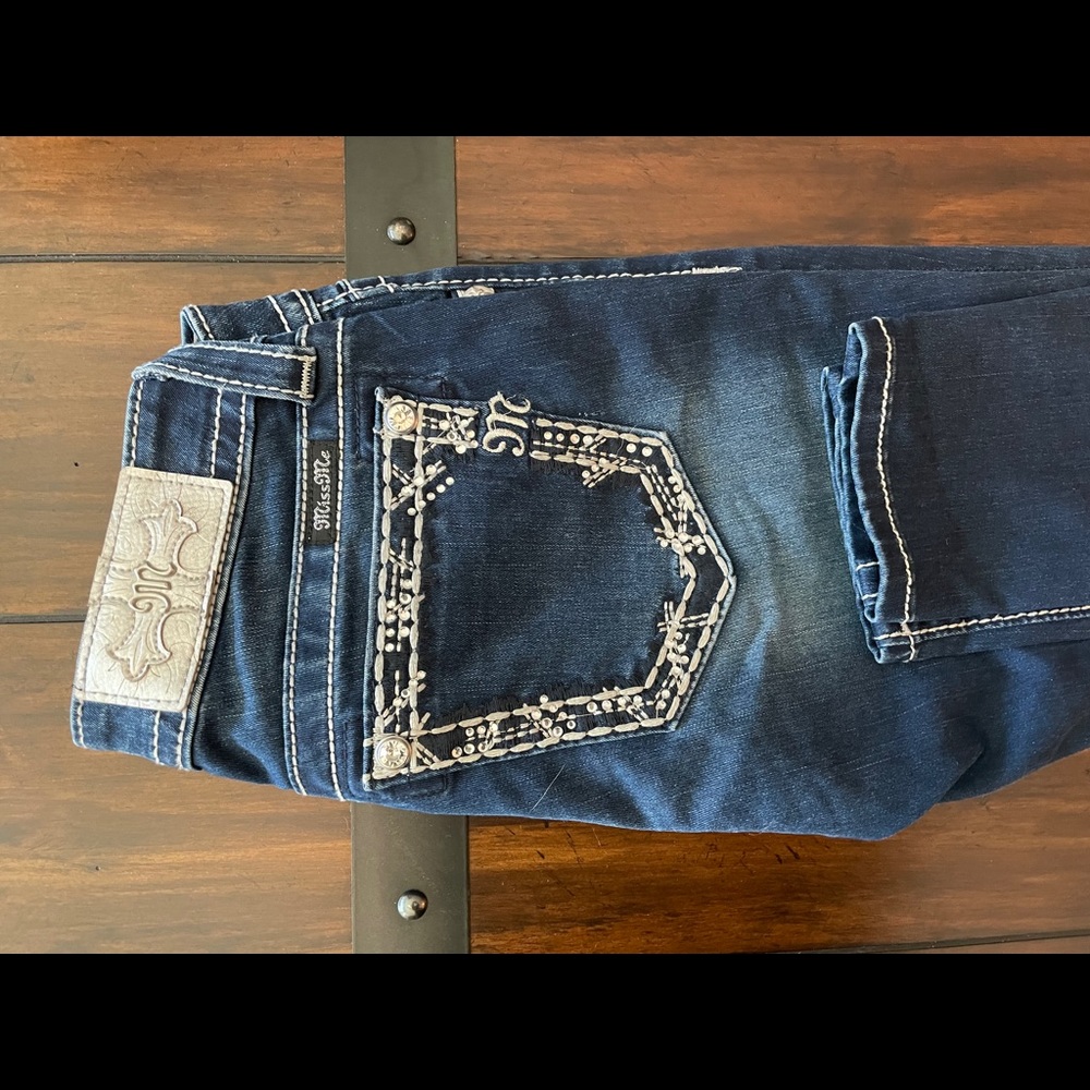 Miss me jean ankle cropped